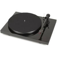 pro ject debut carbon phono usb gloss black turntable w ortofon 2m red ...