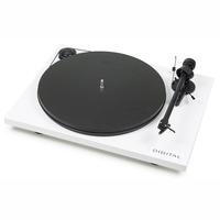 Pro-Ject Essential II White Digital Turntable w/ Ortofon OM5e MM Cartridge