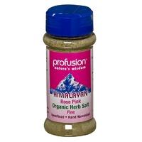 profusion himalayan rose pink herb salt 100g 100g pink
