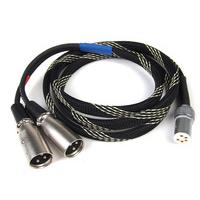 pro ject connect it 5p cc xlr stereo phono cable w ground 123m