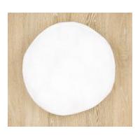 premium quality polyester round cushion pad white