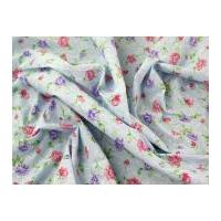 Pretty Floral Print Polycotton D...