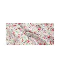 pretty floral cotton poplin dress fabric pink