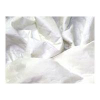 Pre Quilted Reversible Jersey & PVC Dress Fabric White/Ivory