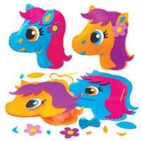 Pretty Pony Cushion Sewing Kits (Pack of 2)