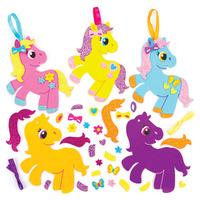 pretty pony mix match decoration kits pack of 30