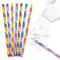 Pretty Pony Pencils (Pack of 8)