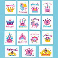 Princess Tattoos (Pack of 36)