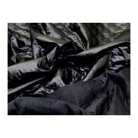 Pre Quilted Reversible Jersey & PVC Dress Fabric Black/Black