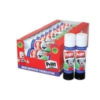 Pritt Stick Glue Solid Washable Non-Toxic Standard 11gm (1 x Pack of 25 Stick Glues)
