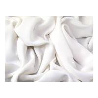 Prestige Polyester Crepe Dress Fabric White