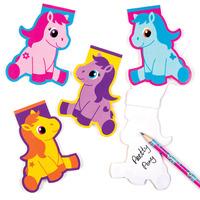 pretty pony memo pads pack of 8