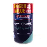 Princes Tuna Chunks In Spring Water 4 Pack