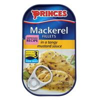 Princes Mackerel Fillet in Mustard Sauce