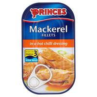 Princes Mackerel Fillet in Hot Chilli Sauce