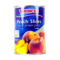 Princes Peach Slices In Grape Juice