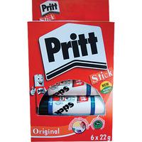 pritt stick 22g glue pack of 6