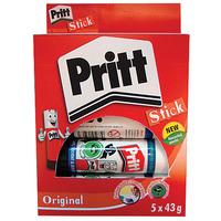 Pritt Stick 43g Glue (Pack of 5)