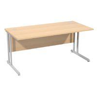 prime cantilever desk beech 1800 x 800