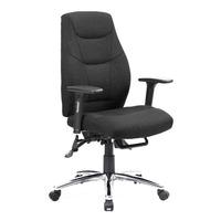 Prague Heavy Duty Operator Chair Black