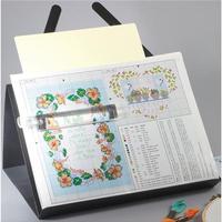 prop it magnetic needlework chart holder with magnifier 230637