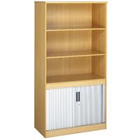 premium tambour combination unit with open top