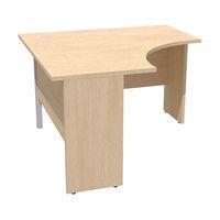 Prime Panel End Crescent Desk Beech