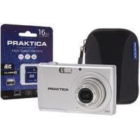 praktica luxmedia z250 20mp 5x 64mb camera plus 16gb card and case