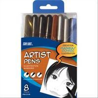 Pro Art Black Artist Pens 260774