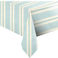 Premium Pastel Blue Stripe Paper Table Cover