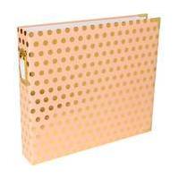 Project Life Blush with Gold Dots Scrapbook Album 12 x 12 Inches