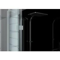 Proclad 3 Wall Cladding Shower Kit - Black