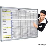 Pre-Printed Magnetic Whiteboard - 900 x 600