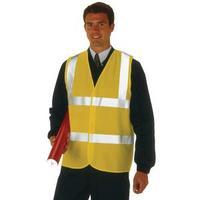 Proforce High Visibility 2-Band Waistcoat Yellow Extra Large HV08YL480