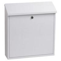 primero white steel post box