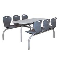 premium canteen furniture 6 seater