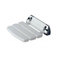 Provex Siesta Shower Seat, White and Chrome, 350mm x 337mm