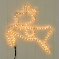 prancing reindeer outdoor christmas rope light