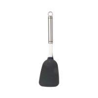 Professional Stainless Steel Non-stick Long Oval Handled Flexible Turner
