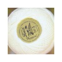 Presencia Perlé Embroidery Yarn 10g Ball - Cream