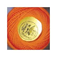 Presencia Perlé Embroidery Yarn 10g Ball - Orange