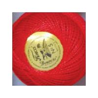 Presencia Perlé Embroidery Yarn 10g Ball - Red