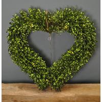 pre lit artificial topiary hanging heart