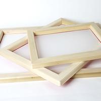 Premium Wooden Pre-Meshed Frames. For A2 Printing. Each