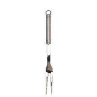 Professional Stainless Steel Long Oval Handled Carving Fork