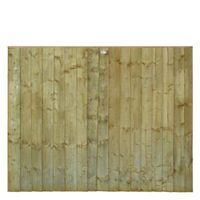 professional feather edge overlap fence panel w183m h15m pack of 5