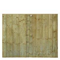 Professional Feather Edge Overlap Fence Panel (W)1.83m (H)1.5m Pack of 4