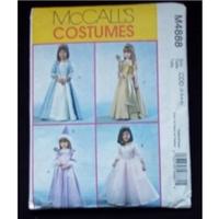 Princess Dress Pattern - McCall\'s M4888 - size 2-3-4-5
