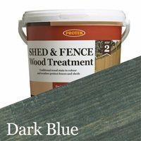 Protek Shed and Fence Stain - Dark Blue 5 Litre