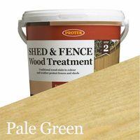 Protek Shed and Fence Stain - Pale Green 5 Litre